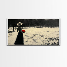 Carregar imagem no visualizador da galeria, Framed Canvas Print misty forest pathway surrounded by vibrant autumn foliage, serene landscape wall art for fall or rustic home decor