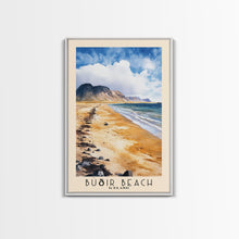 Load image into Gallery viewer, Búðir Beach, Iceland Watercolor Beach Print, Vacation Gift, Iceland Wall Art, Beach Painting, Beach Decor, Beach Painting