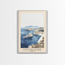 Load image into Gallery viewer, Costalegre, Mexico Watercolor Print, Vacation Gift, Mexico Wall Art, Beach Painting, Beach Decor, Large Wall Art, Wood Frame Art