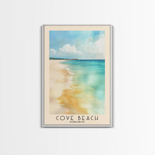Load image into Gallery viewer, Cove Beach, Bahamas Watercolor Beach Print, Vacation Gift, Bahamas Wall Art, Beach Painting, Beach Decor, Beach Painting