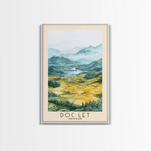 Load image into Gallery viewer, Doc Let, Vietnam Watercolor Print, Vacation Gift, Vietnam Wall Art, Beach Painting, Beach Decor, Large Wall Art, Wood Frame Art