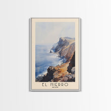 Load image into Gallery viewer, El Hierro, Spain Watercolor Beach Print, Vacation Gift, Spain Wall Art, Beach Painting, Beach Decor, Beach Painting