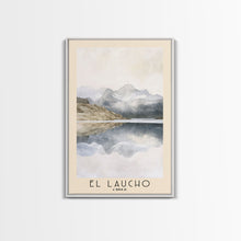 Load image into Gallery viewer, El Laucho, Chile Watercolor Print, Vacation Gift, Chile Wall Art, Beach Painting, Beach Decor, Large Wall Art, Wood Frame Art