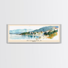 Carregar imagem no visualizador da galeria, Acharnes Greece Travel Print Wall Art, Panoramic City Art, Travel Art, Wall Decor, Vacation Gift, Framed Canvas Print Or Metal Art