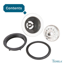 Load image into Gallery viewer, Basket Strainer Chrome Finish