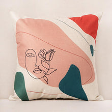 Carregar imagem no visualizador da galeria, Abstract Face Cushion Covers