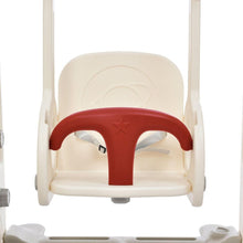 Carregar imagem no visualizador da galeria, 4 in 1 Toddler Slide and Swing Set, Kids Playground Climber Slide Playset with Basketball Hoop,Freestanding Combination for babies