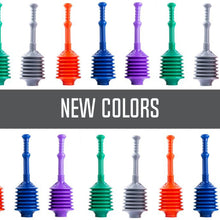 Load image into Gallery viewer, Bellows Accordion Toilet Plunger (Grey)