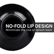 Load image into Gallery viewer, Antimicrobial Bellows Accordion Toilet Plunger with Black Storage Tray (Black)