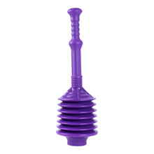 Load image into Gallery viewer, Bellows Accordion Toilet Plunger (Purple)