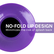 Load image into Gallery viewer, Antimicrobial Bellows Accordion Toilet Plunger with Black Storage Tray (Purple)