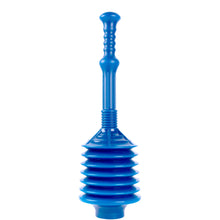 Load image into Gallery viewer, Bellows Accordion Toilet Plunger (Blue)