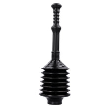 Load image into Gallery viewer, Bellows Accordion Toilet Plunger (Black)