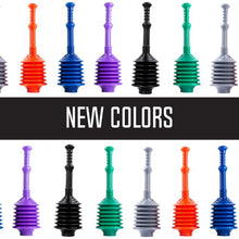 Load image into Gallery viewer, Bellows Accordion Toilet Plunger (Black)