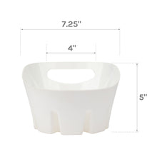 Load image into Gallery viewer, Antimicrobial Universal Drip Tray for Toilet Plunger (White)