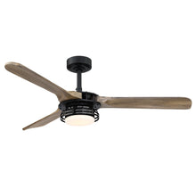 Carregar imagem no visualizador da galeria, 52" Aerofanture Industrial DC Motor Downrod Mount Reversible Ceiling Fan with Lighting and Remote Control
