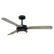 Carregar imagem no visualizador da galeria, 52" Aerofanture Industrial DC Motor Downrod Mount Reversible Ceiling Fan with Lighting and Remote Control