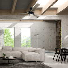 Carregar imagem no visualizador da galeria, 52" Aerofanture Industrial DC Motor Downrod Mount Reversible Ceiling Fan with Lighting and Remote Control