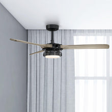 Carregar imagem no visualizador da galeria, 52" Aerofanture Industrial DC Motor Downrod Mount Reversible Ceiling Fan with Lighting and Remote Control