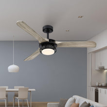 Carregar imagem no visualizador da galeria, 52" Aerofanture Industrial DC Motor Downrod Mount Reversible Ceiling Fan with Lighting and Remote Control