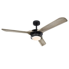 Carregar imagem no visualizador da galeria, 52" Aerofanture Industrial DC Motor Downrod Mount Reversible Ceiling Fan with Lighting and Remote Control