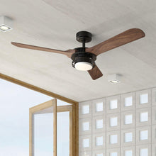 Carregar imagem no visualizador da galeria, 52" Aerofanture Industrial DC Motor Downrod Mount Reversible Ceiling Fan with Lighting and Remote Control