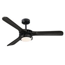 Carregar imagem no visualizador da galeria, 52" Aerofanture Industrial DC Motor Downrod Mount Reversible Ceiling Fan with Lighting and Remote Control
