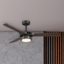 Carregar imagem no visualizador da galeria, 52" Aerofanture Industrial DC Motor Downrod Mount Reversible Ceiling Fan with Lighting and Remote Control