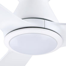 Carregar imagem no visualizador da galeria, 52" Ahmedabad Industrial DC Motor Flush Mount Reversible Ceiling Fan with LED Lighting and Remote Control