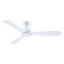 Carregar imagem no visualizador da galeria, 52" Ahmedabad Industrial DC Motor Flush Mount Reversible Ceiling Fan with LED Lighting and Remote Control
