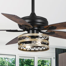 Carregar imagem no visualizador da galeria, 52" Alward Smart Fan with Light Kit