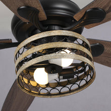 Carregar imagem no visualizador da galeria, 52" Alward Smart Fan with Light Kit