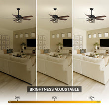 Carregar imagem no visualizador da galeria, 52" Alward Smart Fan with Light Kit