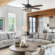 Carregar imagem no visualizador da galeria, 52" Alward Smart Fan with Light Kit