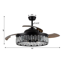 Carregar imagem no visualizador da galeria, 52" Broxburne Smart Fan with Light Kit