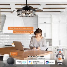 Carregar imagem no visualizador da galeria, 52" Broxburne Smart Fan with Light Kit