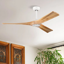 Carregar imagem no visualizador da galeria, 52” Ceiling Fan with Remote, Reversible DC Motor, 3 Wood Blades