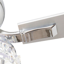 Carregar imagem no visualizador da galeria, 52" Ganga Modern Downrod Mount Reversible Crystal Ceiling Fan with Lighting and Remote Control