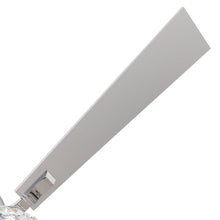 Carregar imagem no visualizador da galeria, 52" Ganga Modern Downrod Mount Reversible Crystal Ceiling Fan with Lighting and Remote Control