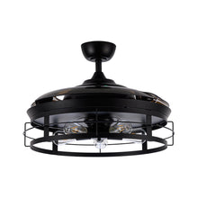 Carregar imagem no visualizador da galeria, 52" Jamshedpur Industrial Downrod Mount Ceiling Fan with Lighting and Remote Control