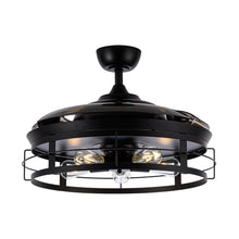 Carregar imagem no visualizador da galeria, 52" Jamshedpur Industrial Downrod Mount Ceiling Fan with Lighting and Remote Control