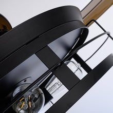 Carregar imagem no visualizador da galeria, 52" Jamshedpur Industrial Downrod Mount Ceiling Fan with Lighting and Remote Control