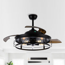 Carregar imagem no visualizador da galeria, 52" Jamshedpur Industrial Downrod Mount Ceiling Fan with Lighting and Remote Control