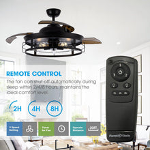 Carregar imagem no visualizador da galeria, 52" Jamshedpur Industrial Downrod Mount Ceiling Fan with Lighting and Remote Control