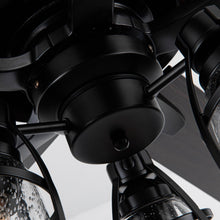 Carregar imagem no visualizador da galeria, 52" Kashmir Traditional Downrod Mount Reversible Ceiling Fan with Lighting and Remote Control