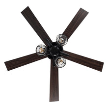 Carregar imagem no visualizador da galeria, 52" Kashmir Traditional Downrod Mount Reversible Ceiling Fan with Lighting and Remote Control