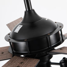 Carregar imagem no visualizador da galeria, 52" Kashmir Traditional Downrod Mount Reversible Ceiling Fan with Lighting and Remote Control