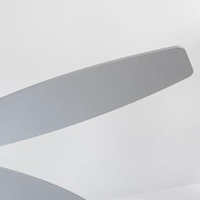 Carregar imagem no visualizador da galeria, 52" Kyla Industrial Brushed Nickel Reversible Caged Ceiling Fan with Lighting