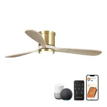 Carregar imagem no visualizador da galeria, 52" Mayna Smart Fan with LED Light and Remote Control