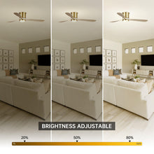 Carregar imagem no visualizador da galeria, 52" Mayna Smart Fan with LED Light and Remote Control